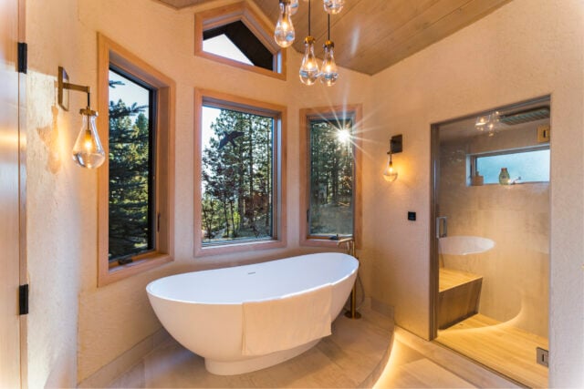 Bathroom painted by reliapro painters south lake tahoe